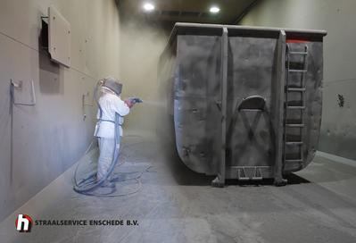 Straalservice Enschede B.V. - Container stralen